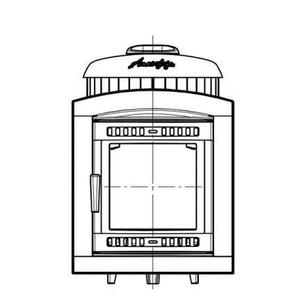 Банная печь ProMetall Атмосфера ламели Окаменевшее дерево в Орше