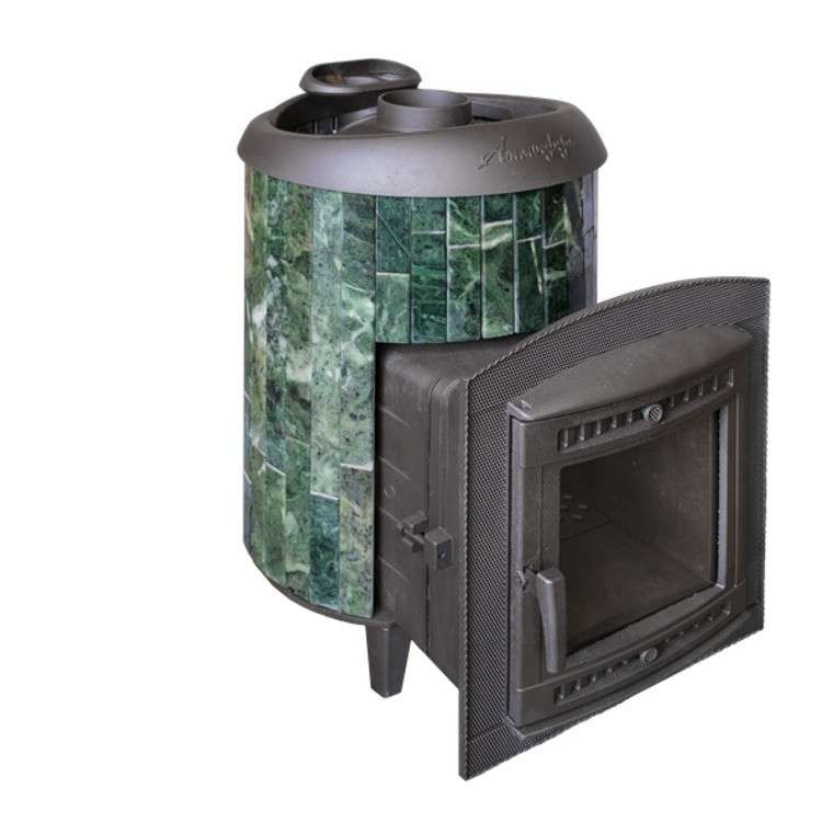 Банная печь ProMetall Атмосфера ламели «Змеевик» наборный Амазонка бай фото в Орше