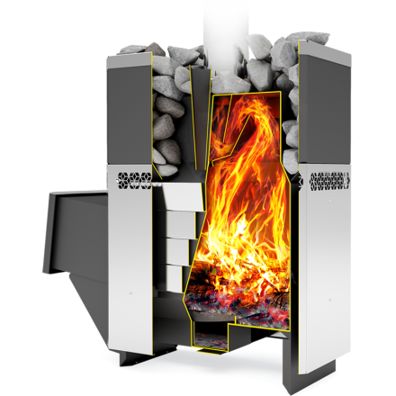 Печь для бани Теплодар Русь-18 ЛНЗП Профи в Орше