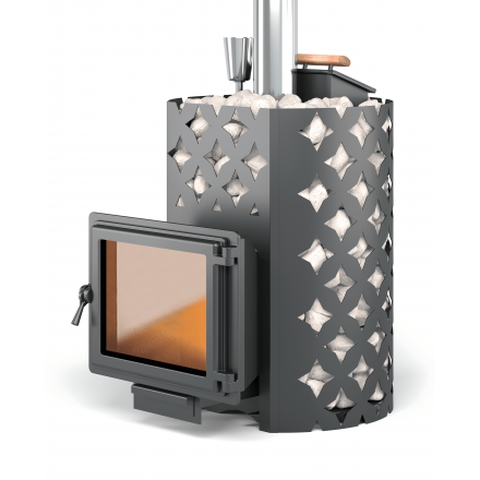 Банная печь ЭТНА 18 (Панорама) ЗК Амазонка бай фото в Орше