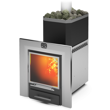 Печь для бани Теплодар Русь-12 ЛНЗП Профи Панорама Амазонка бай фото в Орше