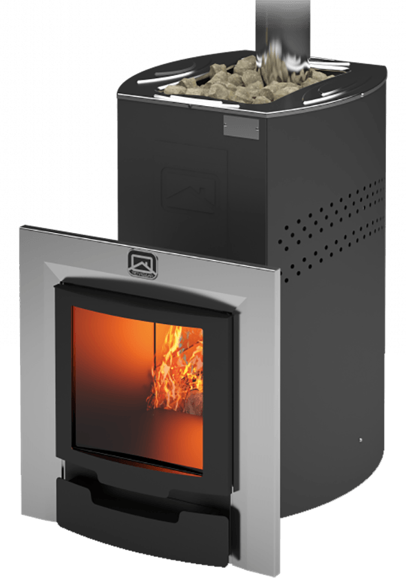 Печь для бани Теплодар Домна-20 ЛК Панорама Амазонка бай фото в Орше