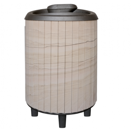 Банная печь ProMetall Атмосфера Про Ламели Окаменевшее дерево перенесённый рисунок в Орше