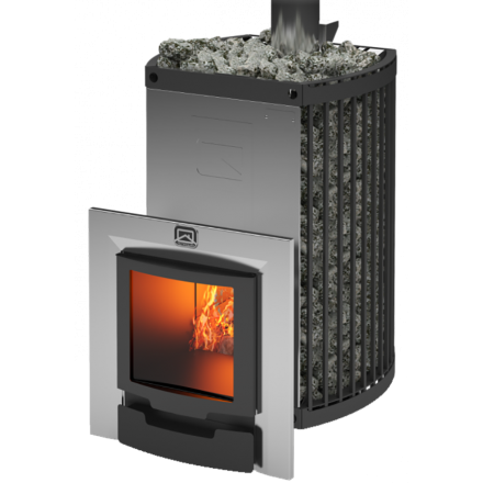 Печь для бани Теплодар Домна-Сетка 20 ЛК Панорама Амазонка бай фото в Орше