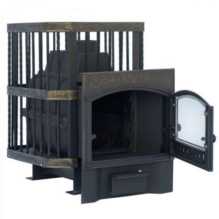 Печь банная Сибирь-24 с каминной дверцей в Орше