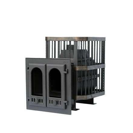 Печь банная Сибирь-24 с двухстворчатой каминной дверцей в Орше