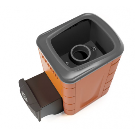 Печь для бани Термофор Каронада Мини Heavy Metal ДА терракота Амазонка бай фото в Орше