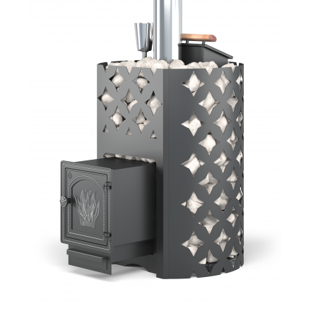 Банная печь ЭТНА 18 (ДТ-4) Закрытая каменка Амазонка бай фото в Орше