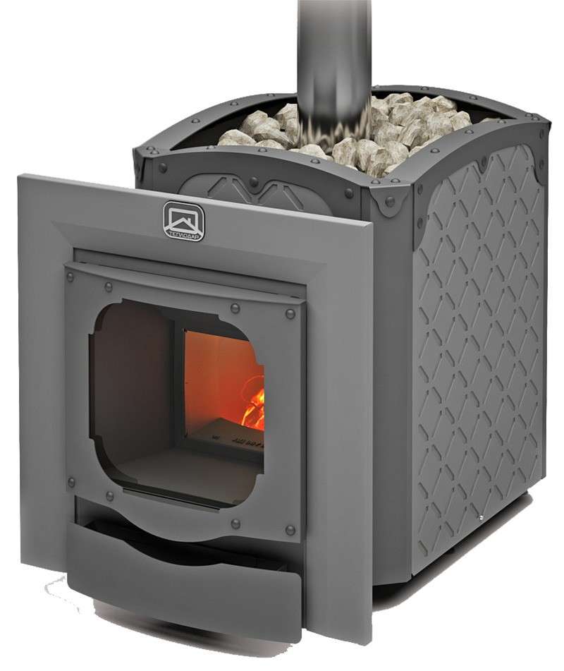 Печь для бани Теплодар Былина-18Ч Панорама Амазонка бай фото в Орше