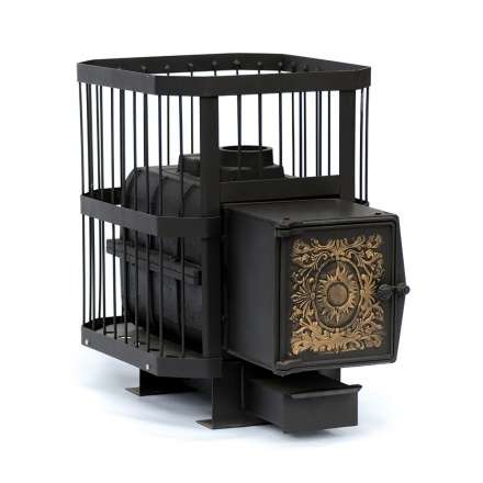 Печь банная чугунная СИБИРЬ-18 чугунная дверка (сетка) в Орше