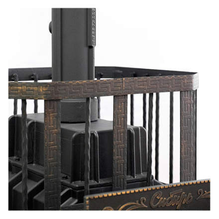 Печь банная Сибирь-32 с каминной дверцей в Орше