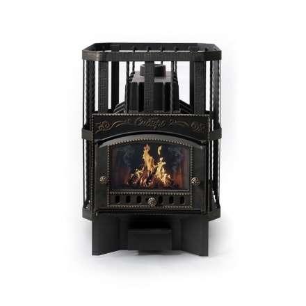 Печь банная Сибирь-32 с каминной дверцей Амазонка бай Фото в Орше