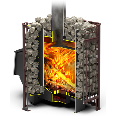 Печь для бани Теплодар Тамань-Сетка 20 Т в Орше