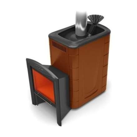 Печь для бани Термофор Гейзер 2014 Inox Витра ЗК терракота купить в Орше