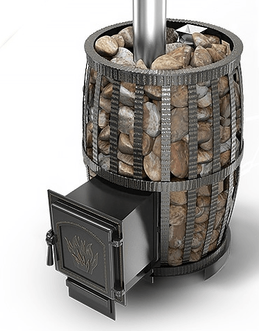 Печь для бани Везувий Легенда Русский Пар Ковка 24 (271) в Орше