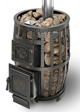 Печь для бани Везувий Легенда Русский Пар Ковка 24 (271) б/в в Орше