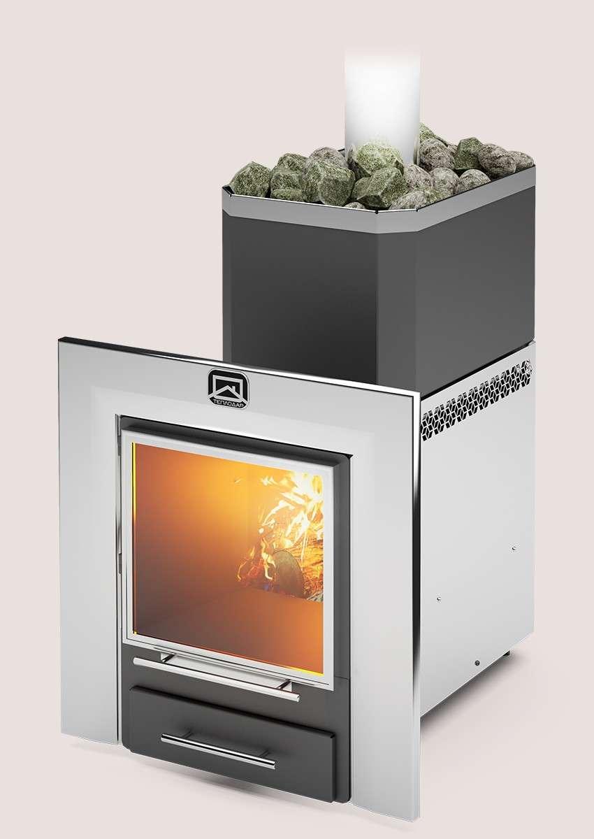 Печь для бани Теплодар Русь-18 ЛНЗП Профи Панорама (1.1) Амазонка бай фото в Орше