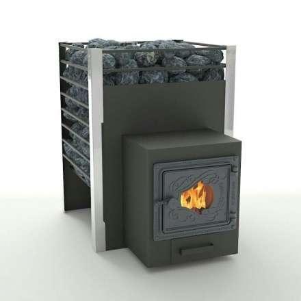 Печь для бани Добросталь Жара-люкс 20 дверка со стеклом Амазонка бай фото в Орше