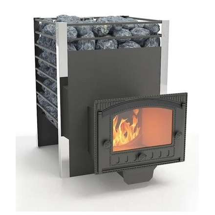 Печь для бани Добросталь Жара-люкс 20 панорамная дверка Амазонка бай фото в Орше