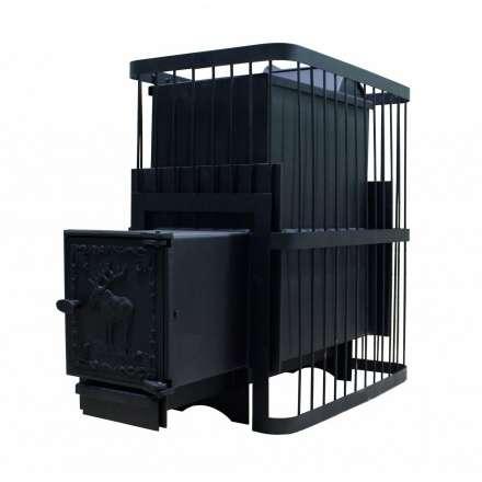 Печь банная ComfortProm РЕТРО СТАЛЬ 8 мм закр. каменка 20 м3 купить в Орше