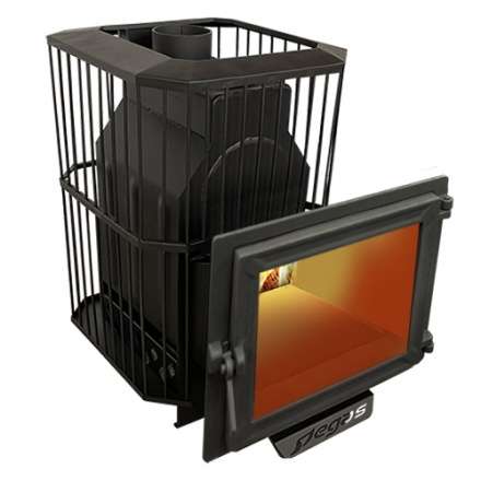 Банная печь Пегас 16 панорама сетка фото в Орше