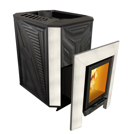 Банная печь Пегас 26 со стеклом конвекция фото в Орше