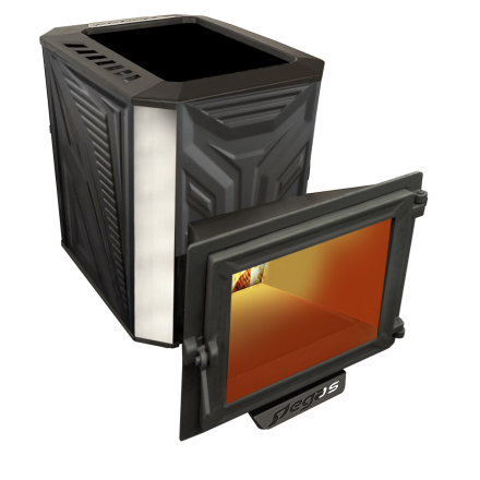 Банная печь Пегас 26 нерж панорама конвекция амазонка бай фото в Орше