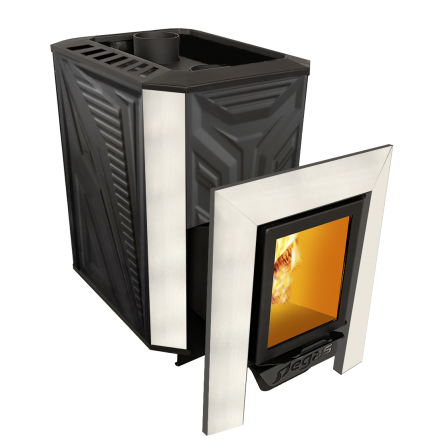 Банная печь Пегас 26 нерж со стеклом конвекция амазонка бай фото в Орше