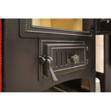 Купить стальной камин Везувий ПК-01 (270) в Орше фото в интерьере в Орше
