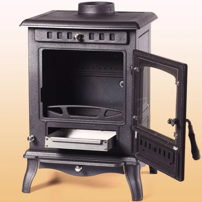 Печь-камин чугунный FireWay Erik в интерьере чёрный Амазонка бай фото в Орше