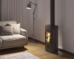 Стальной дедорогой камин EVEREST F7 фото в Орше