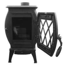 Печь чугунная со стеклом ПМЧ-10С фото  в Орше