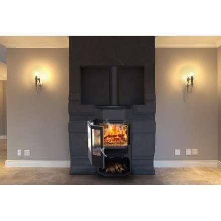 Стальная печь-камин Сибирь 8 фото в Орше