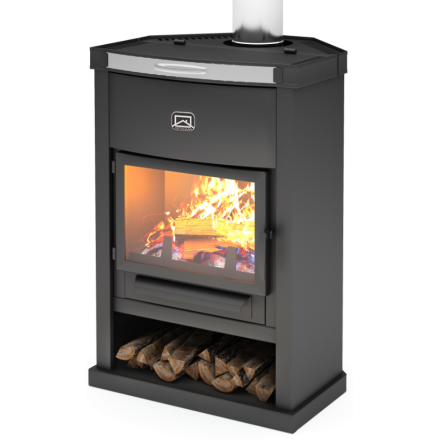 Печь-камин Теплодар ОВ-120 (угловой) Амазонка бай фото в Орше