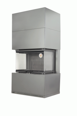 Камин Родос 800 ГРАФИТ шамот черный в Орше