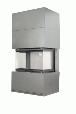 Камин Родос 800 ГРАФИТ шамот белый в Орше