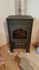 купить Печь-камин Везувий ПК-01 (270) c плитой бежевая 9 кВт в Орше в Орше