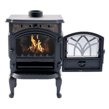 Печь-камин Сибирь 7 чугунная фото в Орше