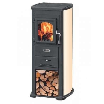 Печь-камин Blist Ekonomik Lux N чугунная дверца серый фото в Орше