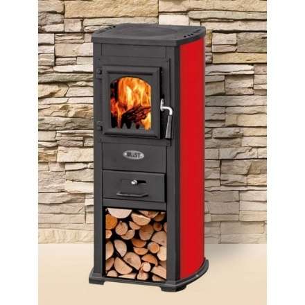 Печь-камин Blist Ekonomik Lux N чугунная дверца серый фото в Орше