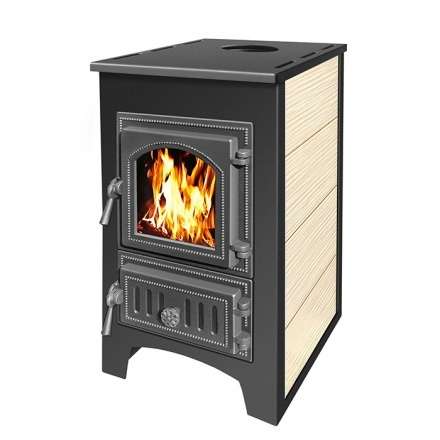 Печь-камин Везувий ПК-01 (270) бежевый 9 кВт Амазонка бай фото в Орше