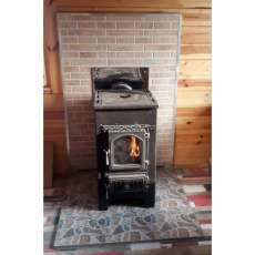 Купить Печь-камин Везувий ПК-01 (270) с плитой и т/о бежевая 9 кВт в Орше в Орше