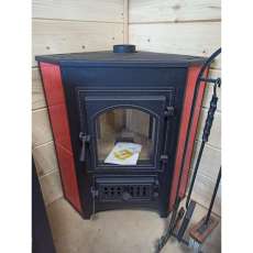 Купить Печь-камин Везувий ПК-01 (220) с конфоркой угловой красный 9 кВт в Орше в Орше