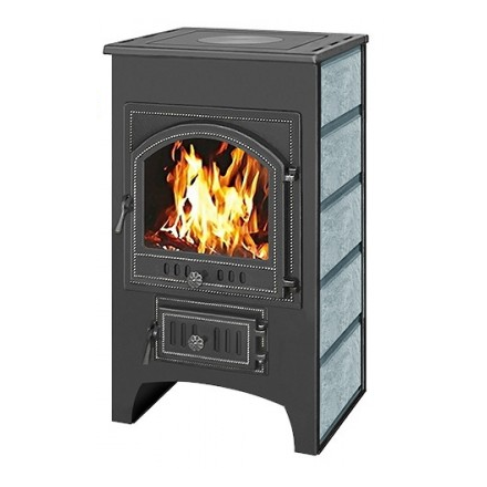 Печь-камин Везувий ПК-02 (205) с плитой талькохлорит 12 кВт Амазонка бай фото в Орше