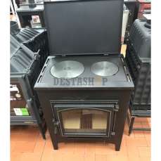 купить Печь-камин Везувий ПК-04 (240) с плитой беж 12 кВт в Орше в Орше