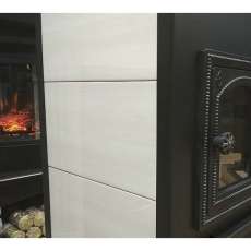 Недорогой камин со стеклом ЭТНА (ДТ-4С) с плитой и теплообменником Амазонка бай фото в Орше