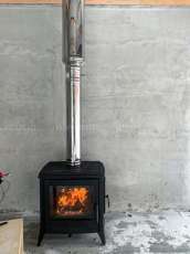 Купить чугунный Печь-камин EVEREST S13 в Орше фото в интерьере в Орше