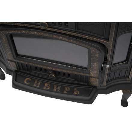 Стильная печь-камин Сибирь 10 чугунная Фото в Орше