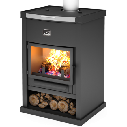 Печь-камин Теплодар ОВ-120 (прямой) Амазонка бай фото в Орше