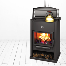 Недорогой камин с дровницей Теплодар ОВ-120 (прямой) фото в Орше